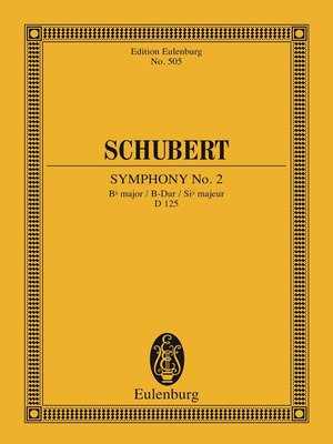 cover image of Symphony No. 2 Bb major
